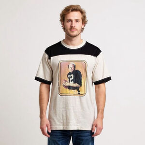 Terry Bradshaw Steelers 1979 Vintage "Cover Ups" Brand T-Shirt - Rare